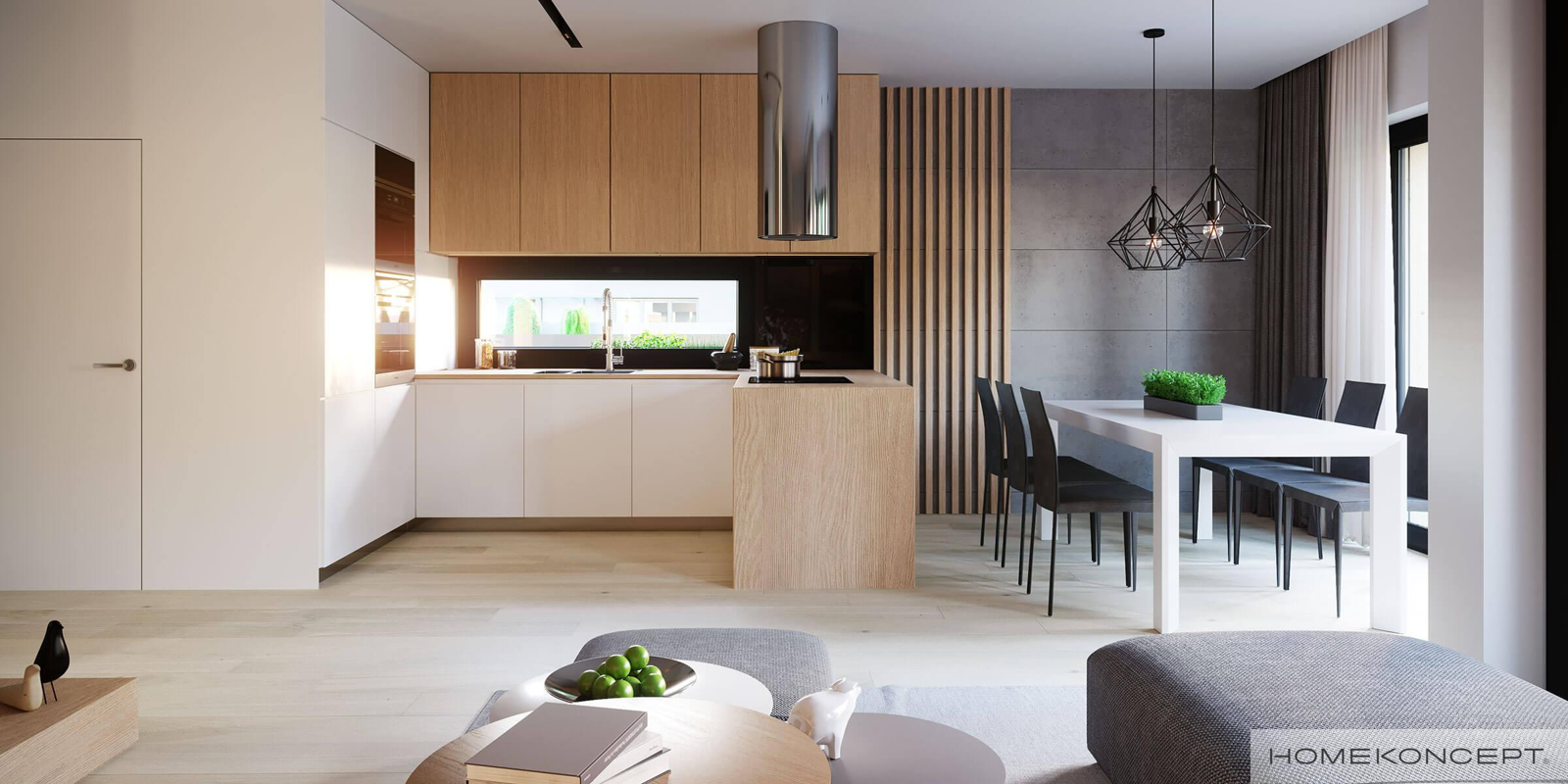 Wizualizacja domu HK52B jadalnia w projekcie domu