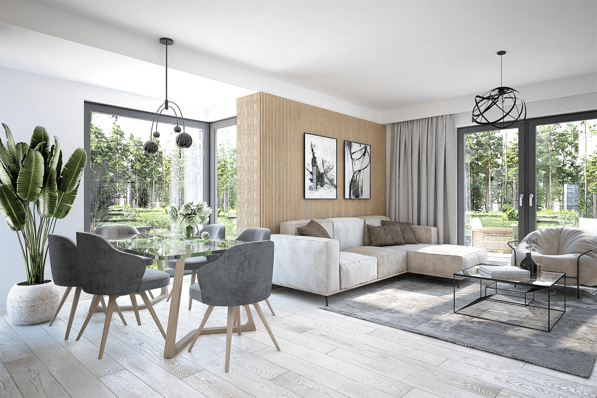 Wizualizacja domu jednorodzinnego Tofi 4 modern